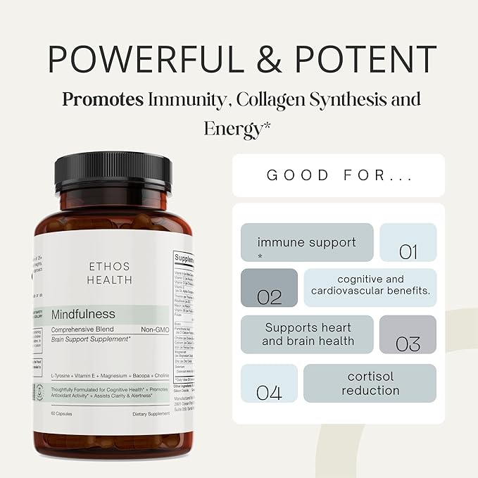 Dr. Scott's Focus & Clarity Brain Supplement – Advanced Nootropic Formula with Vitamin B12, Ginkgo Biloba, Bacopa, and Rhodiola – Boost Memory, Focus & Mental Energy – 60 Capsules