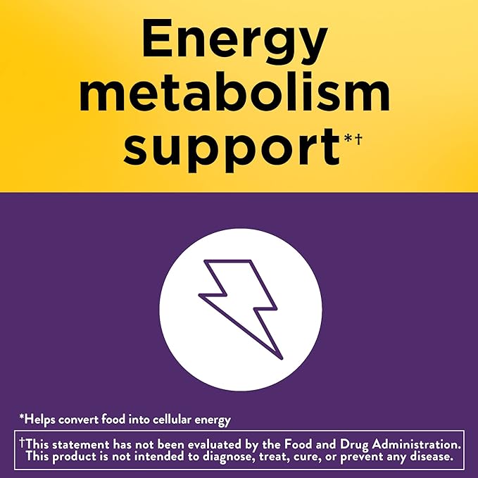 Nature Made Vitamin B12 500 mcg, Dietary Supplement for Energy Metabolism Support, 100 Tablets, 100 Day Supply