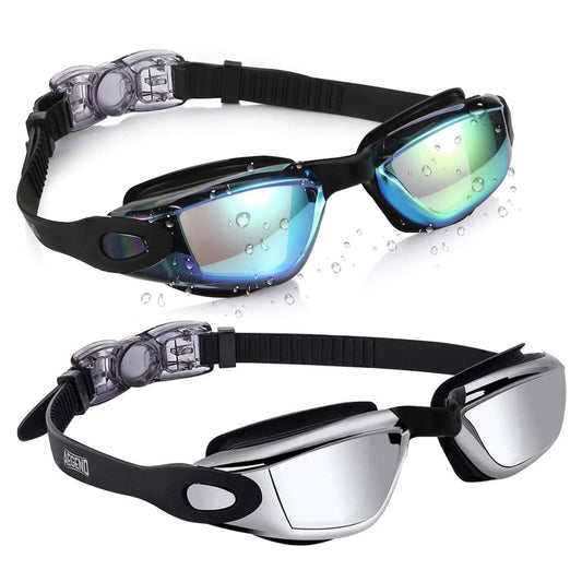 Aegend Kids Swim Goggles, Pack of 2 Swimming Goggles for Children Boys & Girls Age 3-14