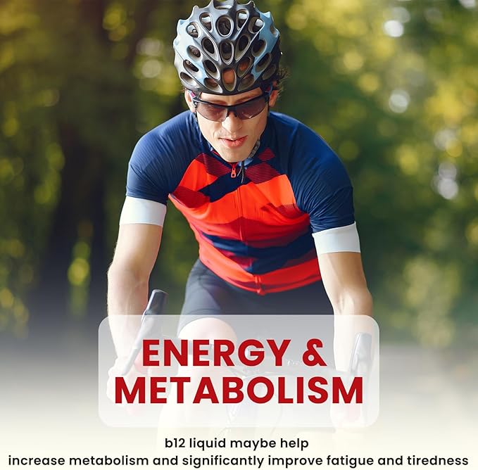 Vitamin B12 Complex 10000 mcg | Triple Liquid B-12 Drops Sublingual Supplement | Methylcobalamin & Adenosylcobalamin & Hydroxo Blend for Long-Lasting Energy and Healthy Metabolism Cherry Flavor, New