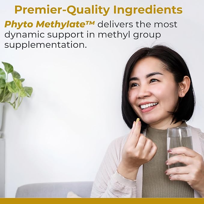 Premier Research Labs Phyto Methylate - B Vitamin Supplement - Supports Methylation, Detox, Brain & Heart Health - 5-MTHF & P5P - 60 Plant-Source Capsules