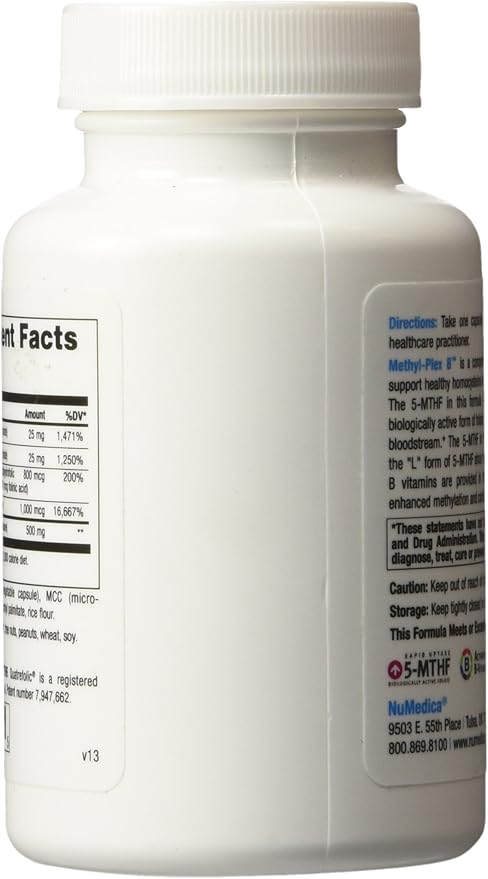 NuMedica Methyl-Plex B 60 Vegetable Capsules