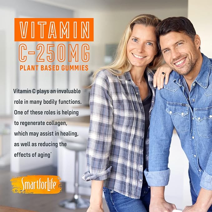 Smart for Life Vitamin D 3 Bundled with Vitamin C Gummies for The Whole Family