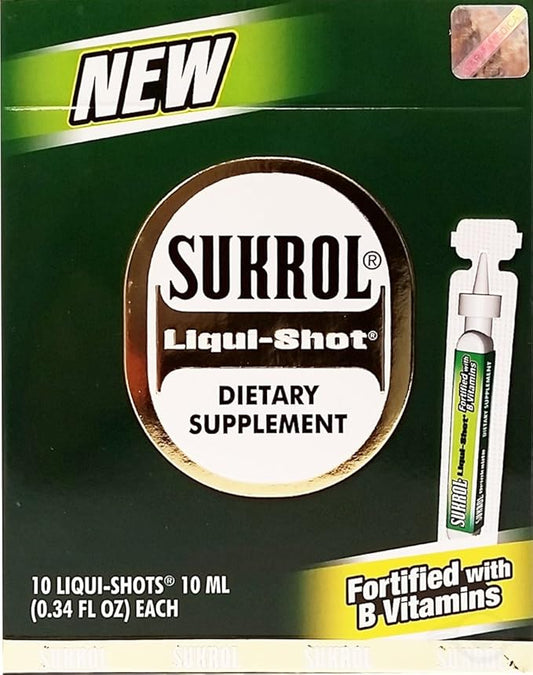 Sukrol Liquid Shot Dietary Supplement 10 Units - Suplemento Multivitaminico (Pack of 1)