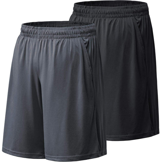 BALENNZ Athletic Shorts for Men with Pockets and Elastic Waistband Quick Dry Activewear