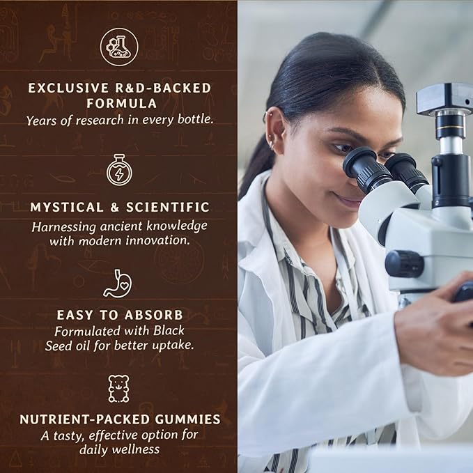 Vitamin D3 5000 IU Sugar Free Gummies with Black Seed Oil - Supports Bone, Muscle, Cardiovascular & Immune Health - Chewable Vitamin D - USA Made