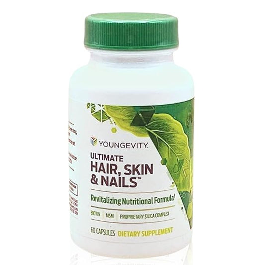 Youngevity Hair Skin and Nails Formula - 60 Capsules - 4 Bottles
