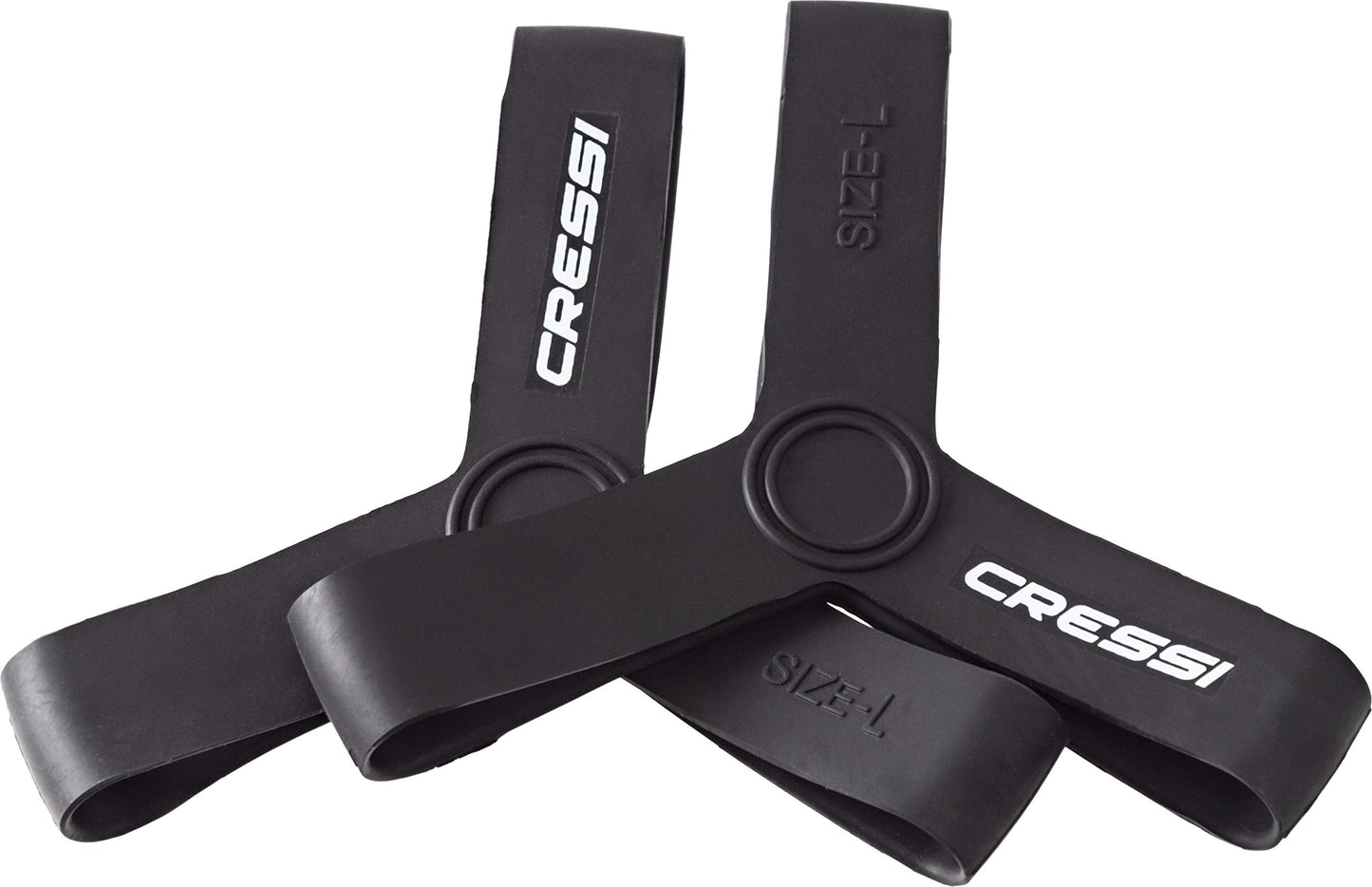 Cressi Rubber Fin Keeper, Black, Small