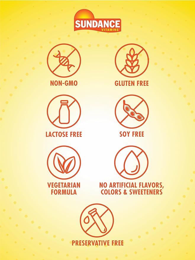 Sundance Vitamin B-1 | 100mg | 100 Tablets | Essential Vitamin Supplement | Vegetarian, Non-GMO, and Gluten Free Formula