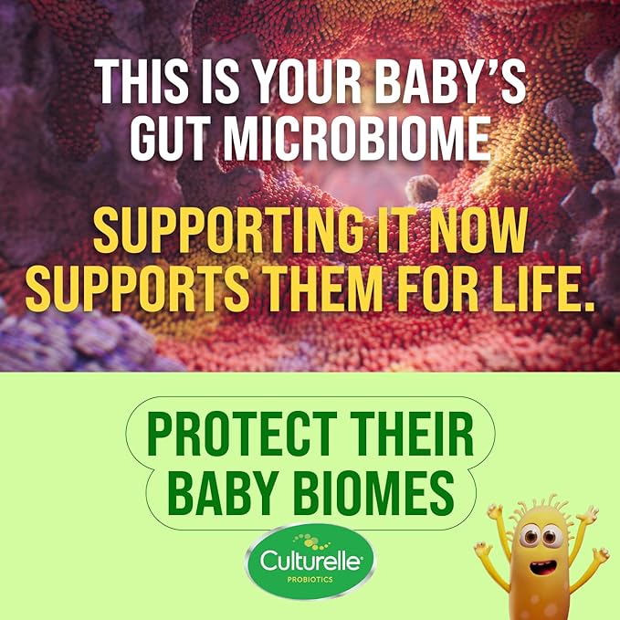 Culturelle Baby Healthy Development Probiotic, Vitamin D,HMO & DHA Packets, Helps Promote a Healthy Immune System&Digestive System* in Babies & Kids Ages 1+,Gluten Free & Non-GMO, 30 Count (Pack of 1)