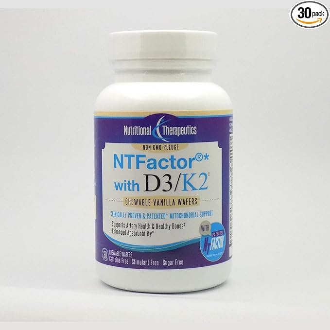 Nutritional Therapeutics D3/K2 with NT Factor, Vanilla, 30 Wafers