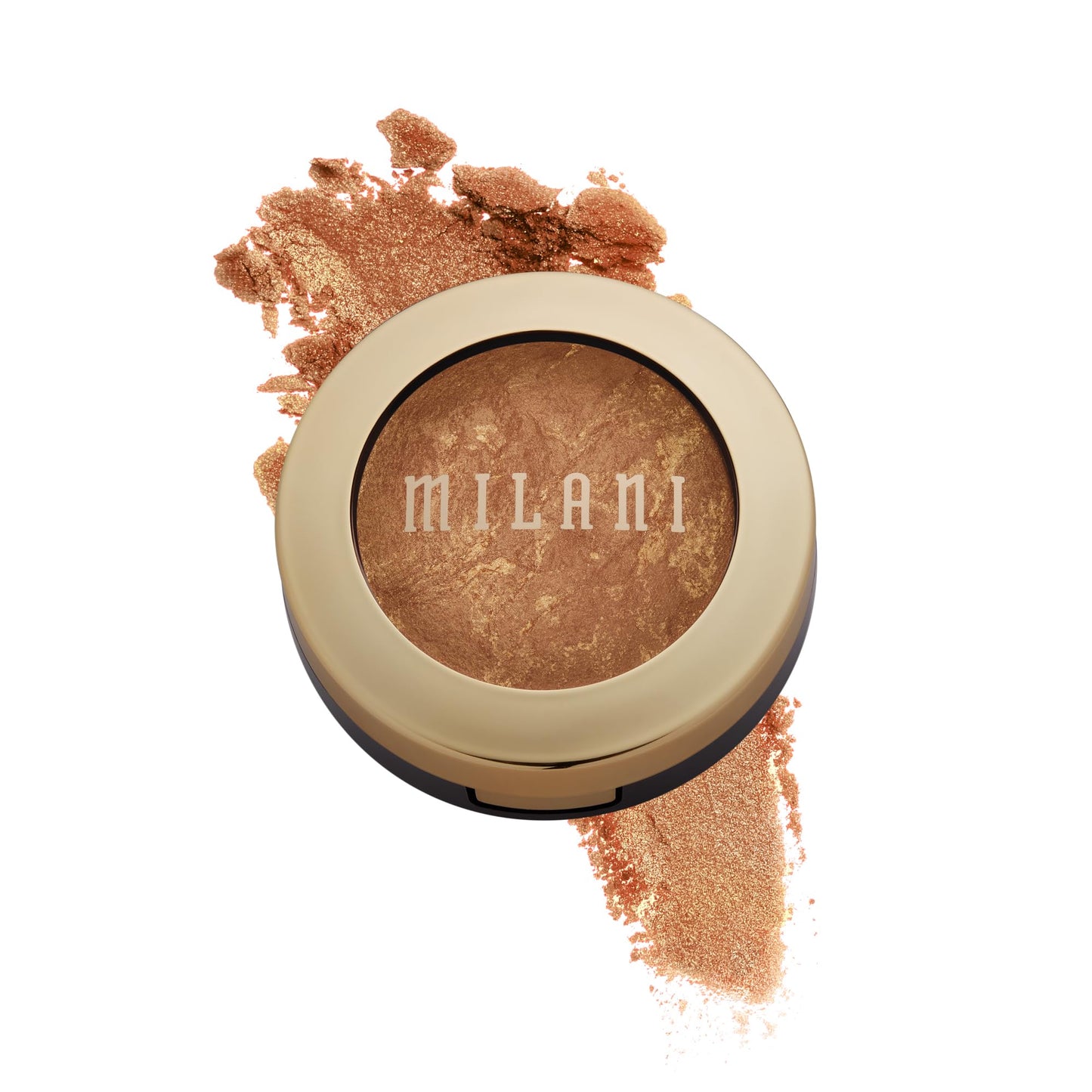 Milani Baked Blush - Sunset Passione (0.12 Ounce) Cruelty-Free Powder Blush - Shape, Contour & Highlight Face For A Shimmery Or