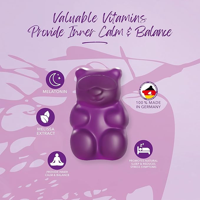 Men’s Hair Vitamins and Restful Sleep Gummies - 60 Count