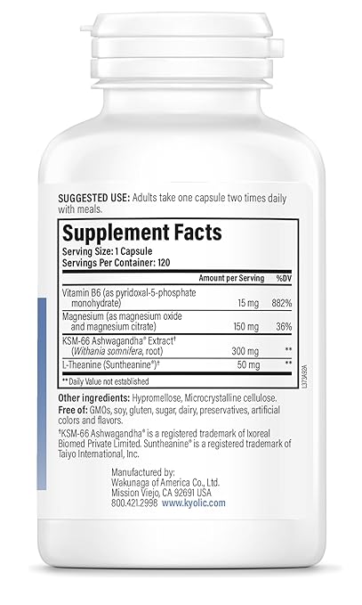 Kyolic Specialty Series Calm Mood, 120 vegicaps