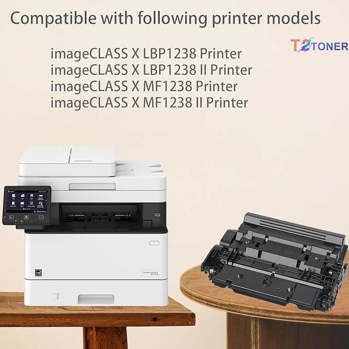 T08 T08L Ultra High Yield Black Toner Cartridge 3010C005AA [with New Chip] Replacement for ImageCLASS LBP1238 LBP1238II MF1238 MF1238II Printer