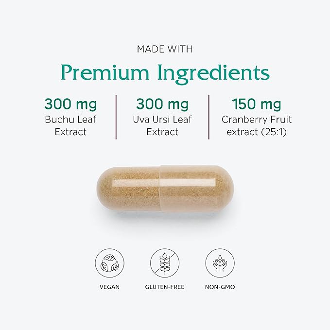 Vitanica CranStat Extra, Urinary Tract Support, Vegan, 60 Capsules