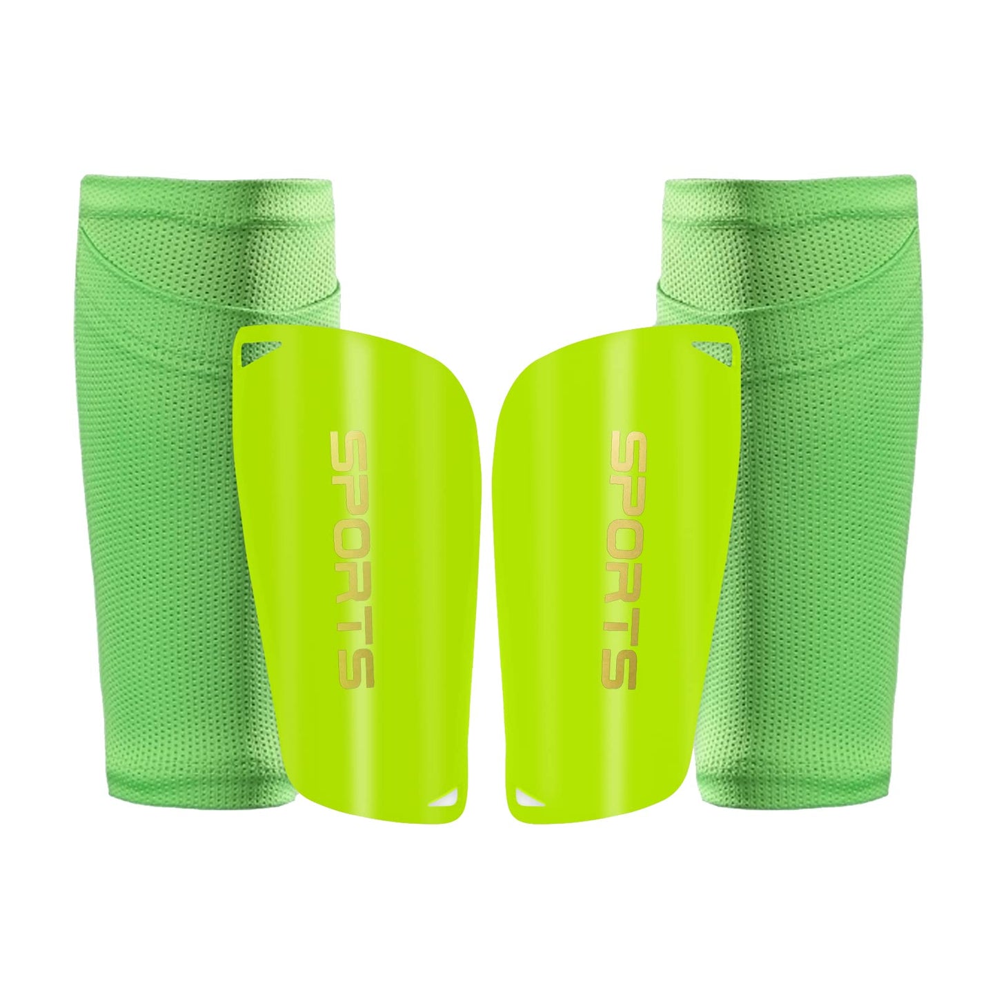 AIMISICAR Kids Youth Soccer Shin Guards, Shin Pads and Shin Guard Sleeves for 3-15 Years Old Boys and Girls for Football Games, EVA Cushion Protection Reduce Shocks and Injuries