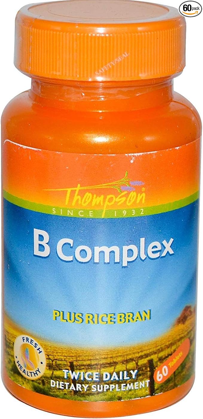 Thompson B Complex with Rice Bran, Tablet (Btl-Plastic) 60ct