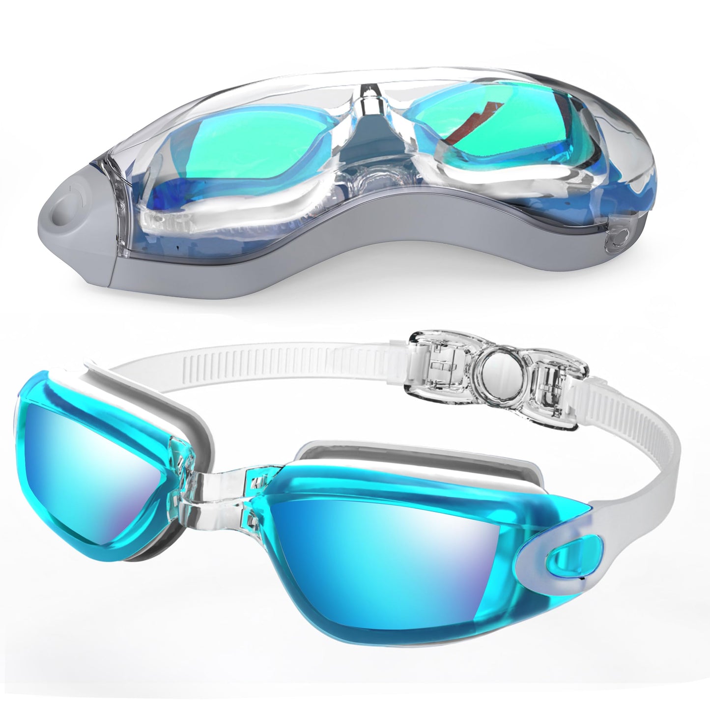 Aegend Swim Goggles, Swimming Goggles No Leaking Full Protection Adult Men Women Youth
