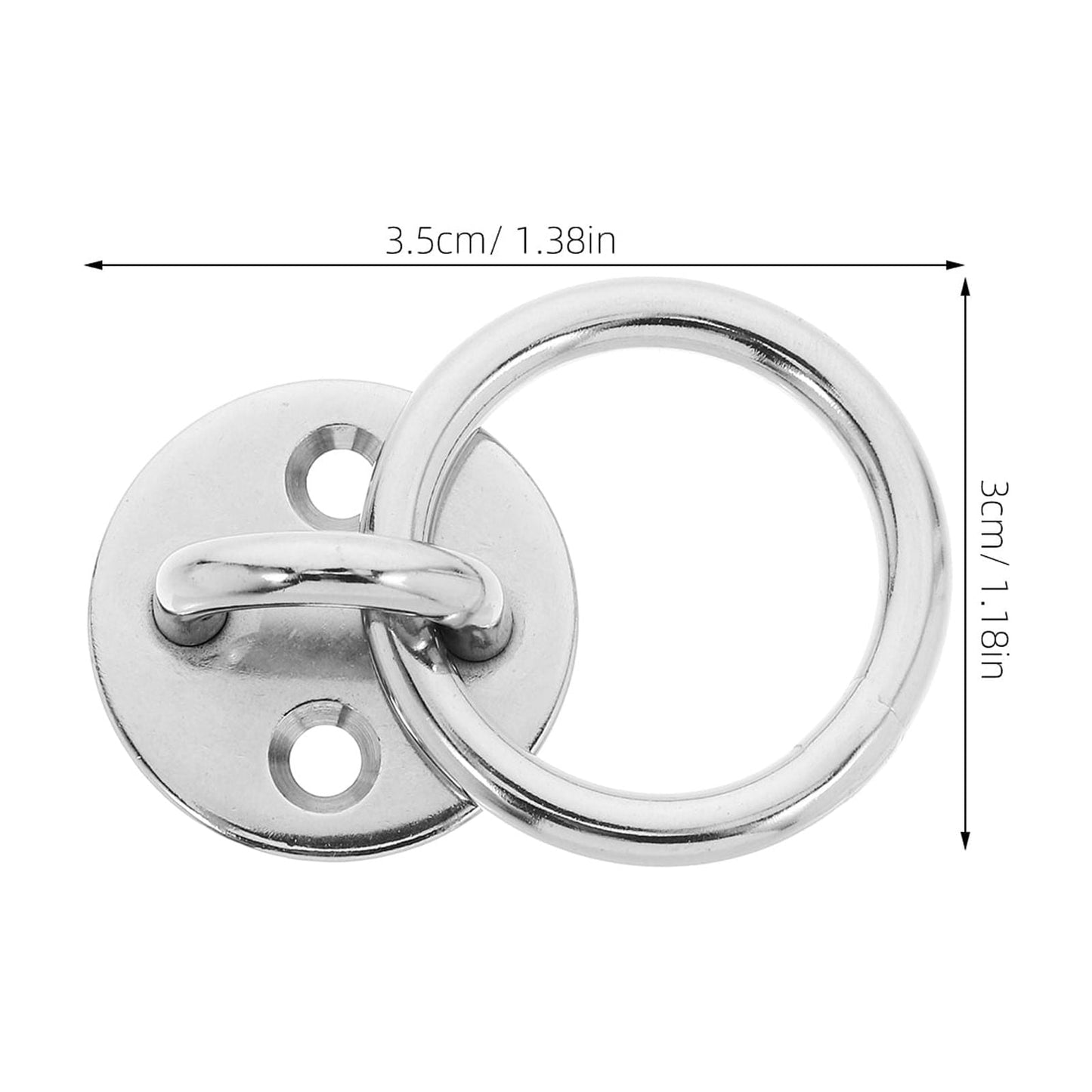 PBPBOX Ceiling Hooks Heavy Duty Ceiling Mount Bracket Stainless Steel for Outdoor Use 1 Set