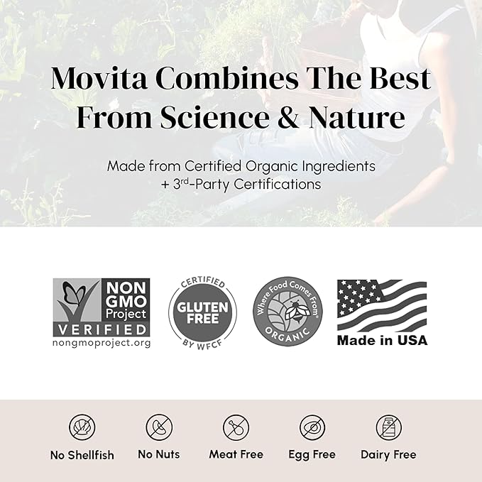 Movita Organic Vitamin D3 2500IU, Bottle Fermented Vitamin C 250mg Bottle