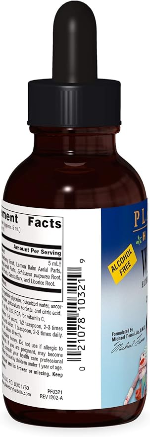 Planetary Herbals Well Child, Alcohol Free, Echinacea-Elderberry Herbal Syrup - 2 Fluid oz