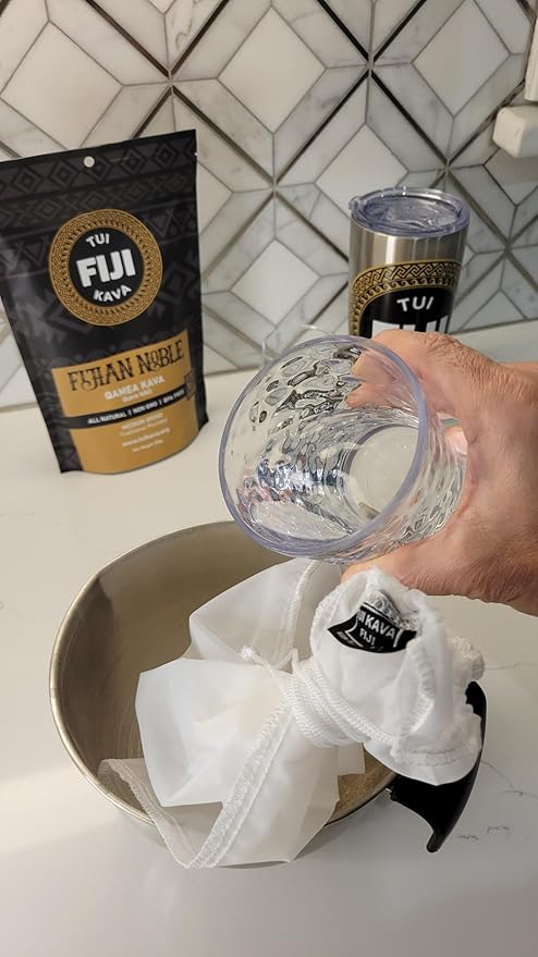 TUI KAVA PREMIUM WELLNESS KAVA -TRADITIONAL Noble Pounded Medium Grind 500g (1lb 2oz) - SHARING SIZE | Very Heady Kava | All Natural Relaxation | Increase Focus | Mood/Sleep Support | Stress Relief | STRAINER BAG REQUIRED.