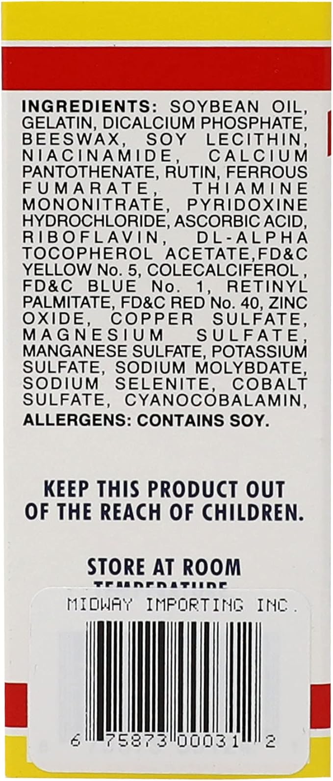 H3, Vitamins and Minerals, Antioxidant, 30 Capsules, Blister