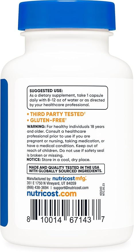 Nutricost Grapefruit Seed Extract 2,000mg, 60 Vegetarian Capsules - Gluten Free, Non-GMO