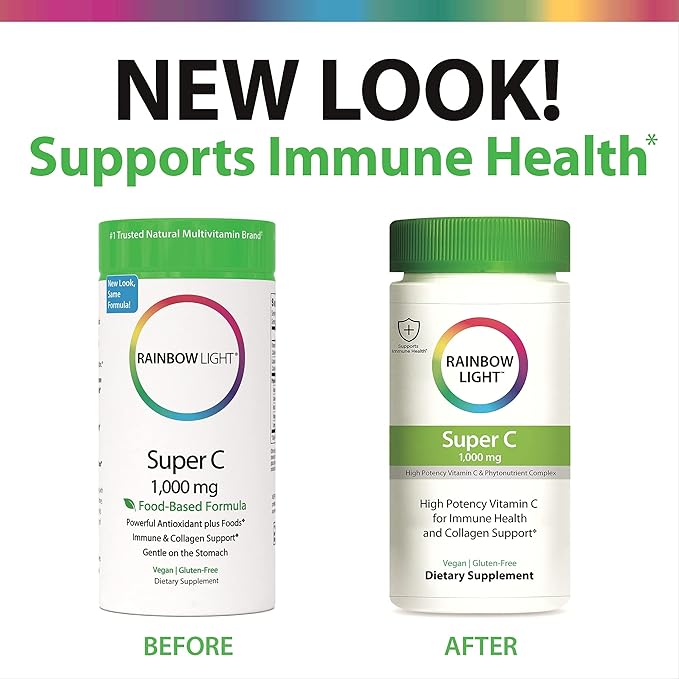 Rainbow Light Super C 1000 mg, 60-Count