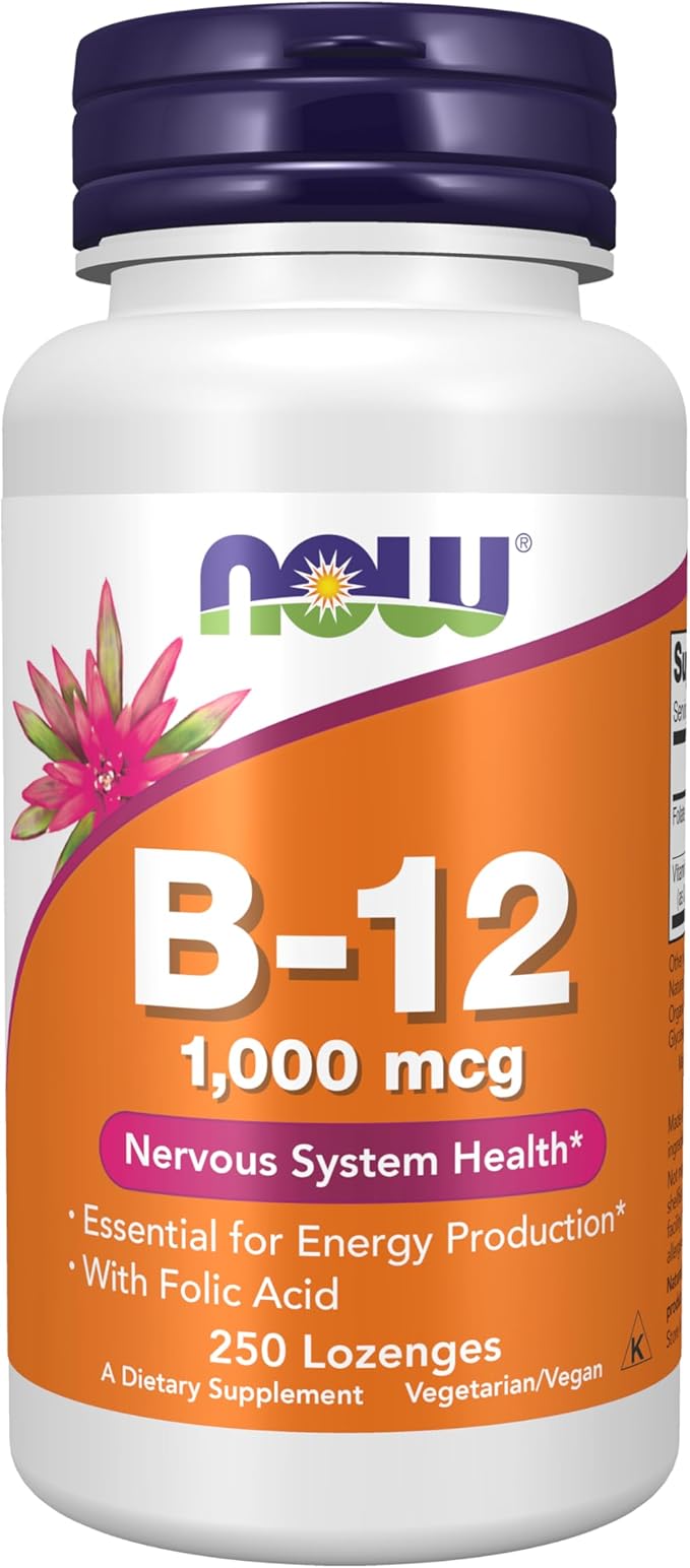 NOW B-12 1000mcg 250 Lozenges
