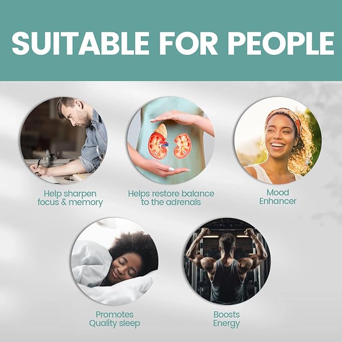 Ashwagandha Vegan Capsules is from Ashwagandha Powder & Root Extract KSM-66 | Black Pepper Extract | Releases Stress & Boosts Energy | Promotes Quality Sleep | 60 Coun