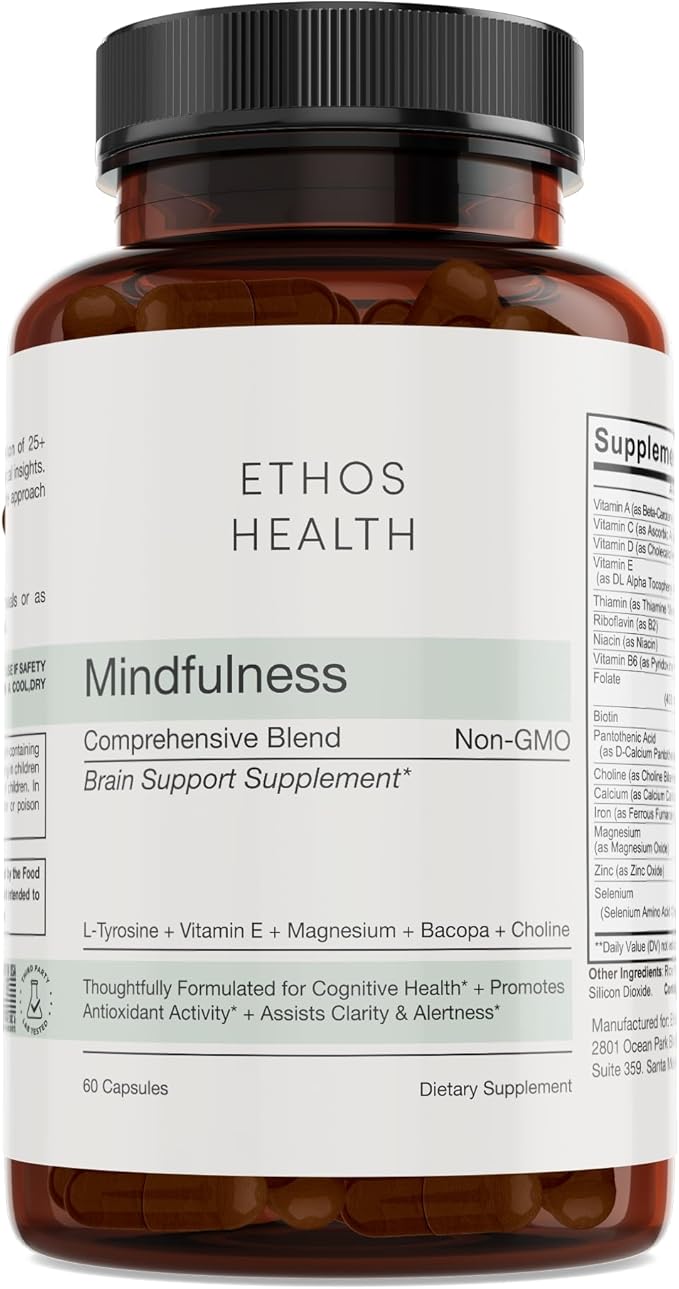 Dr. Scott's Focus & Clarity Brain Supplement – Advanced Nootropic Formula with Vitamin B12, Ginkgo Biloba, Bacopa, and Rhodiola – Boost Memory, Focus & Mental Energy – 60 Capsules
