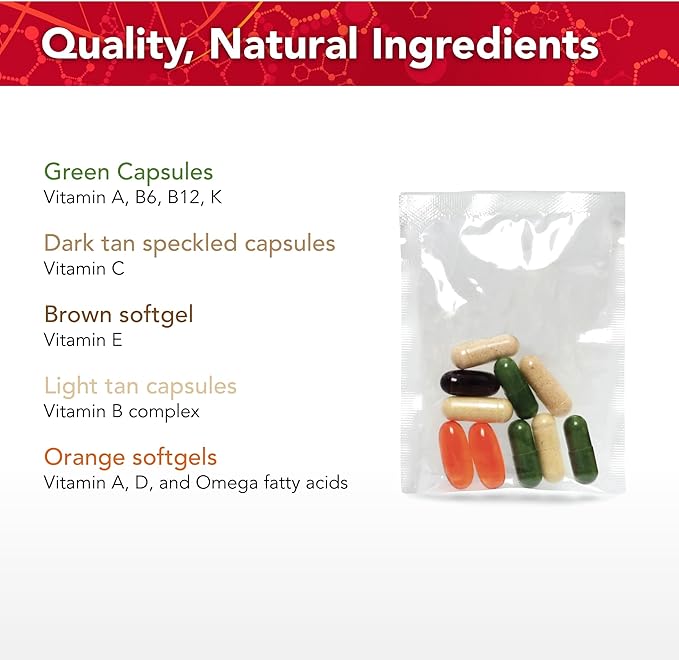 Physician's Strength PotentPak - 30-Day Supply - Whole Food Vitamin Complex with Vitamins A, C, D, E, and B Complex