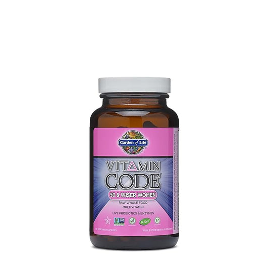 Vitamin Code 50 & Wiser Women Formula 120 VegiCapsules