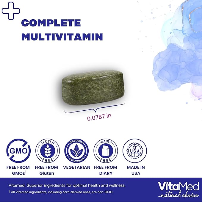 Vita Forte Vegan Multivitamin – Complete Daily Supplement with Essential Vitamins, Minerals, Probiotics, Digestive Enzymes, and Superfoods for Immune Support & Optimal Wellness – 60 Tablets
