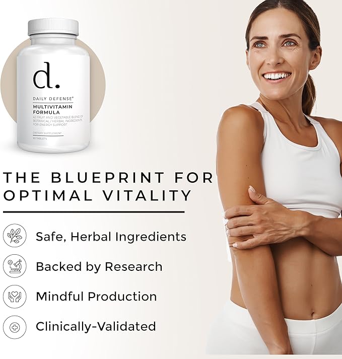 Fruit and Veggies Supplement - Multi Vitamins for Adults w/ Vitamins A, B Complex, D, E, Zinc, Biotin, Calcium - Fruit Vegetable Supplements for Energy & Immunity Support - Vitamins Supplements