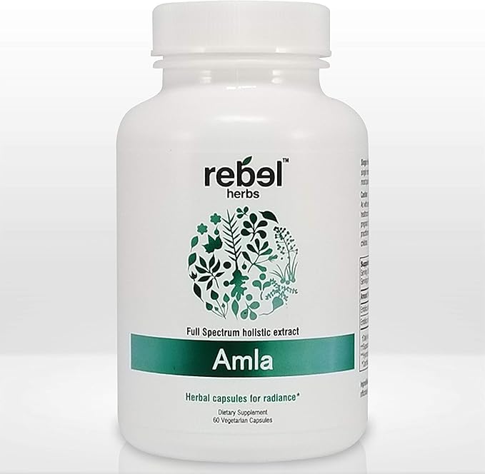 Amla Capsules (Amalaki) - Immune Support, Vegan, Gluten-Free, Ayurvedic, Antioxidant, Certified Organic Amla