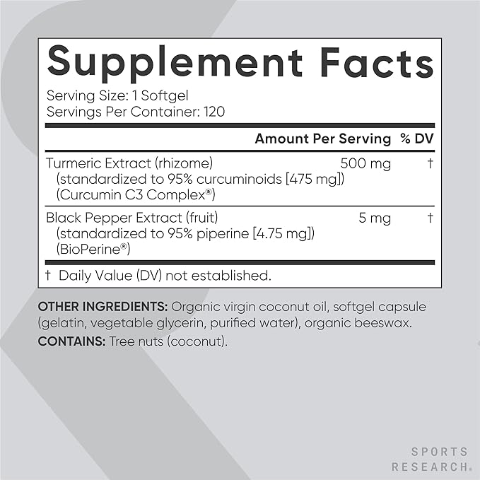 Sports Research Antarctic Krill Oil Omega 3 1000mg (with Phospholipids, Choline & Astaxanthin), Turmeric Curcumin C3 Complex (with Bioperine Black Pepper & Coconut Oil) & Plant Based Vitamin D3 + K2