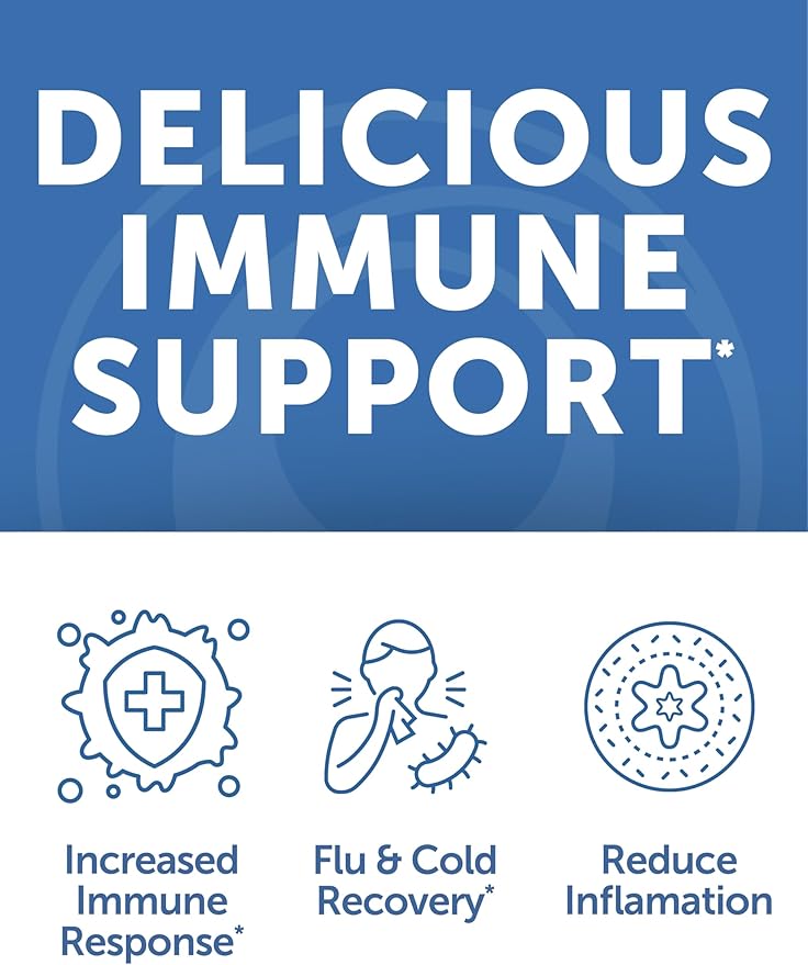 Lunakai Sambucus Elderberry Gummies with Zinc & Vitamin C for Adults & Kids - 100mg Black Elderberry Vitamins Immune Support Supplement - Vegan, Non-GMO, No Corn Syrup - 6 Pack