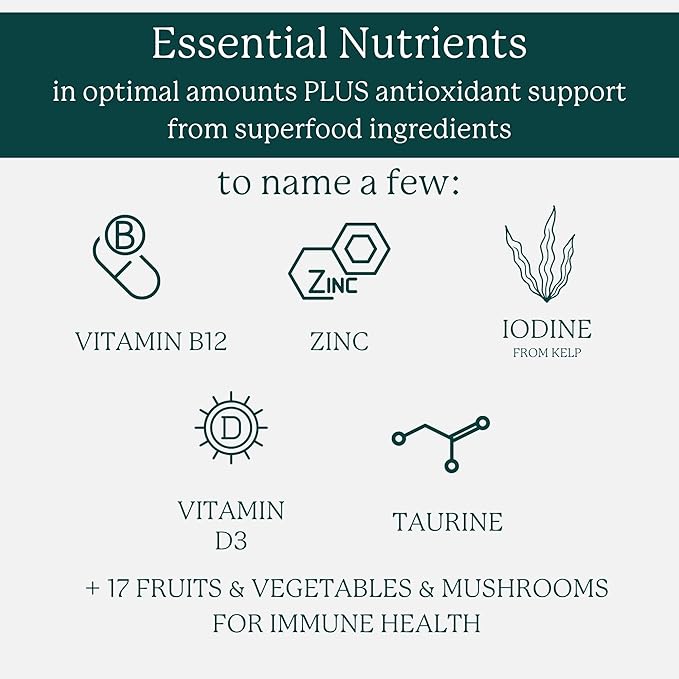 Dr. Fuhrman Daily Whole Food Multivitamin for Men - 120 Capsules, Vegan Formula for Optimal Health and Vitality, Specifically Designed for Men Over 50