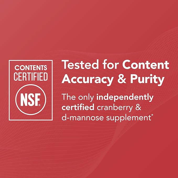 Theralogix TheraCran Max - Cranberry + D-Mannose Supplement for Men & Women - Urinary Tract Health Support - 90-Day Supply - NSF Certified - 180 Capsules