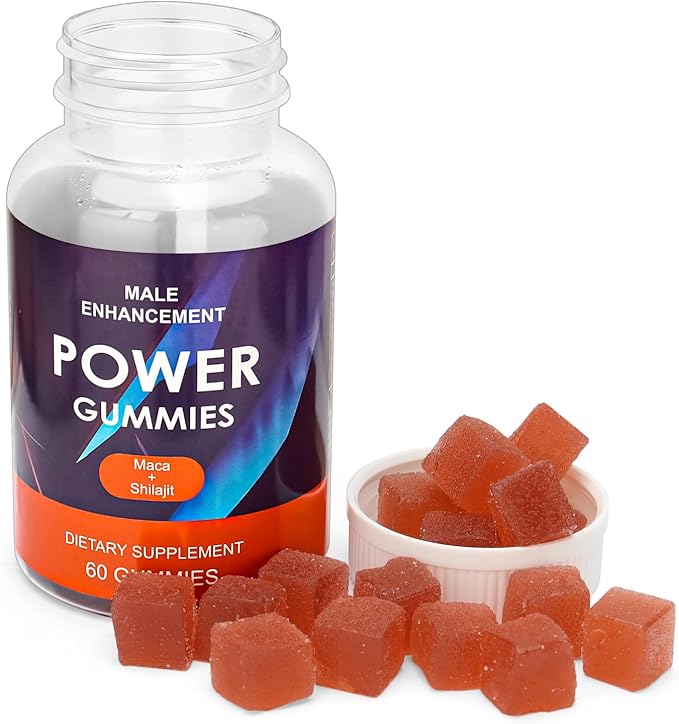 Power Gummies, Power Gummies with Advanced Max Strength Formula 1000MG Chewable Vitamin Supplement - Power Gummies All Natural Ingredients (60pcs)