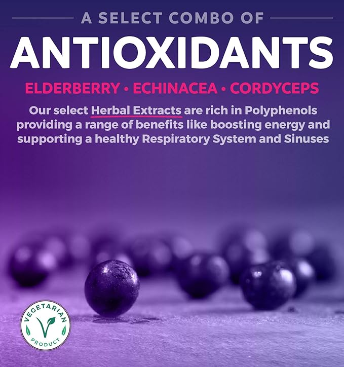 Vitamin C Immune Support Supplement - Immunity Boost Blend with Elderberry Vitamin C and Zinc for Daily & Seasonal Support - Immunity Supplement with Magnesium Zinc Vitamin D (3 Months Supply)