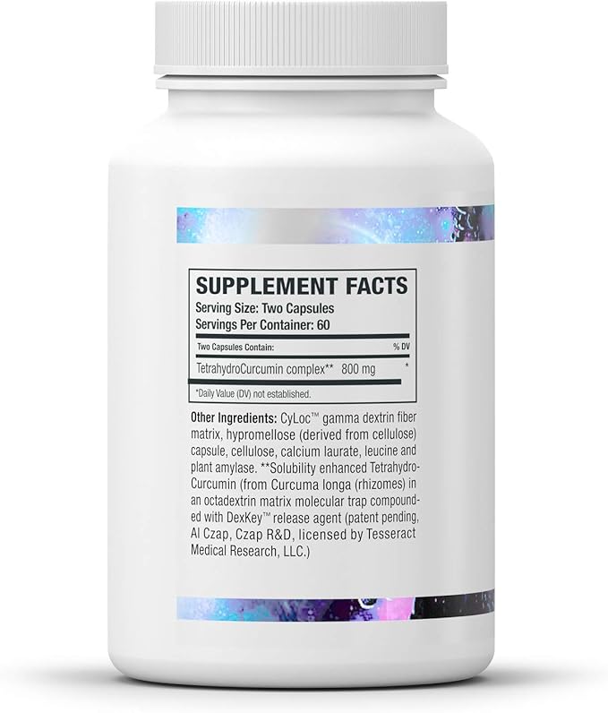 TetraCumin QR Joint Support Supplement, Quick-Release Turmeric Curcumin Metabolite, Proprietary Joint Supplements for Women & Men, Helps Promote Muscle & Joint Health, 120 Capsules