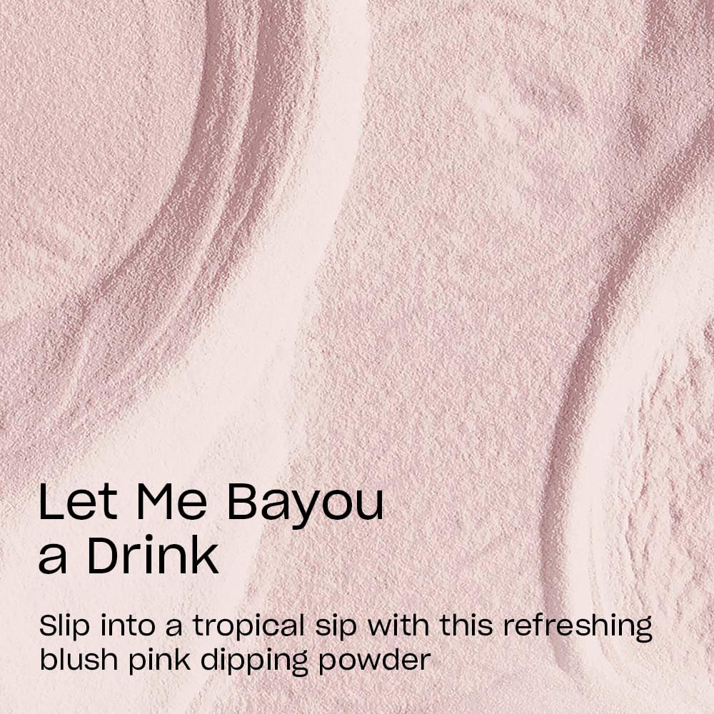 OPI Powder Perfection Let Me Bayou a Drink | Sheer Soft Pink Pearl Nail Dipping Powder | Acrylic Alternative
