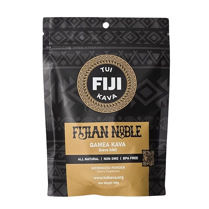 TUI KAVA Premium Wellness KAVA - MICRONIZED Noble Kava 100g (3.5oz) - Trial/Travel Size | Very Heady | All Natural Relaxation | Increase Focus | Mood/Sleep Support | Stress Relief | NO Straining