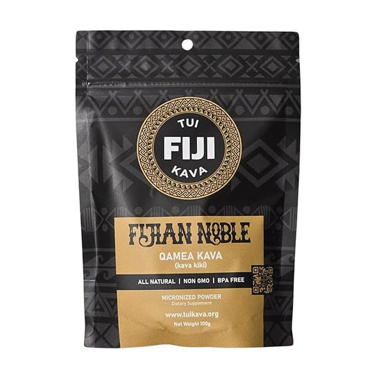 TUI KAVA Premium Wellness KAVA - MICRONIZED Noble Kava 100g (3.5oz) - Trial/Travel Size | Very Heady | All Natural Relaxation | Increase Focus | Mood/Sleep Support | Stress Relief | NO Straining
