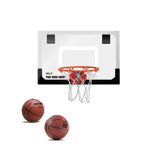 SKLZ Pro Mini Hoop + Replacement Ball, In-Home Basketball Set for Target Practice