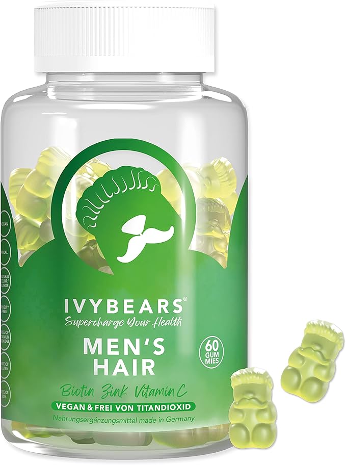 Men’s Hair Vitamins and Boost Immune Gummies - 60 Count